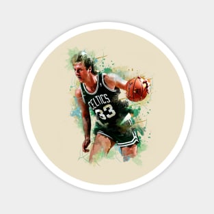 Larry Bird basketball legend Magnet